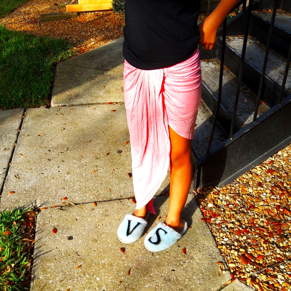 REPOSH  🌺pink Asymmetrical Skirt